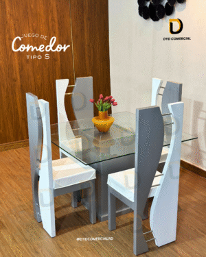 JUEGO DE COMEDOR TIPO S