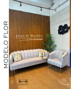 JUEGO DE MUEBLE TIPO FLOR